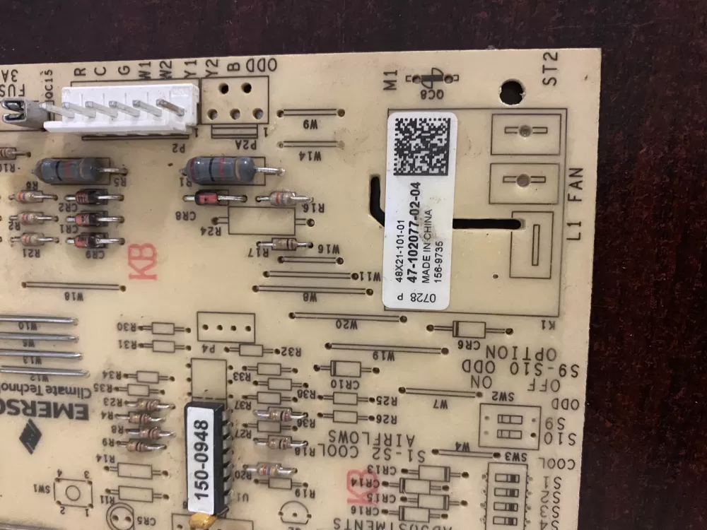 Rheem Air Handler Control Board 47-102077-02-04 156-9735 AZ32627 | BK1680