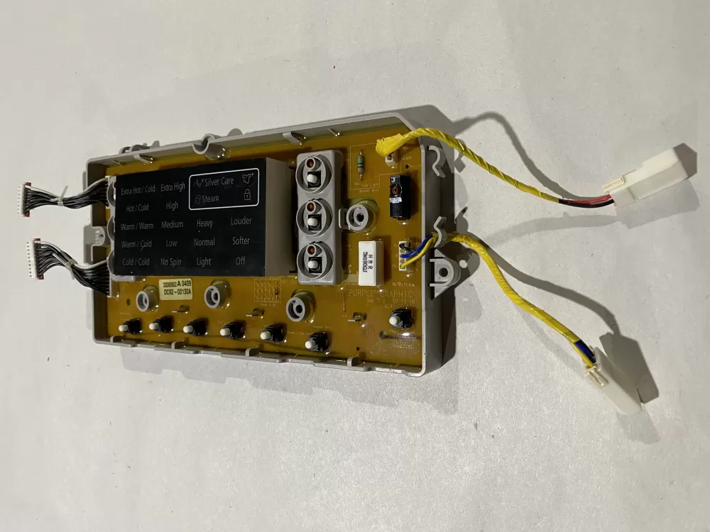 Samsung DC92-00130A DC92-00125A Washer UI Control Board AZ153618 | BK2505