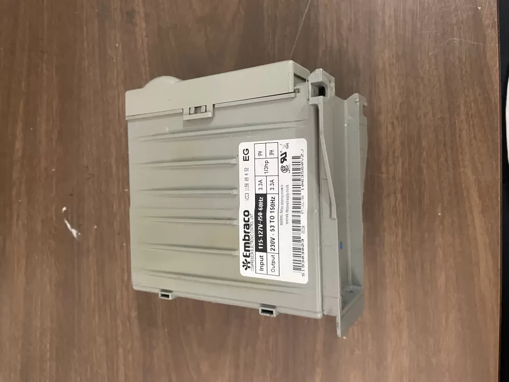 GE VCC3 1156 09 A 52  219323010  Refrigerator 