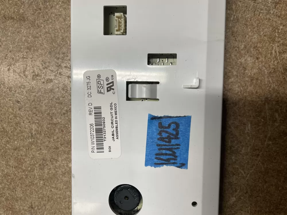 Whirlpool W10254282 Refrigerator Dispenser Control Board AZ3911 | KM1425