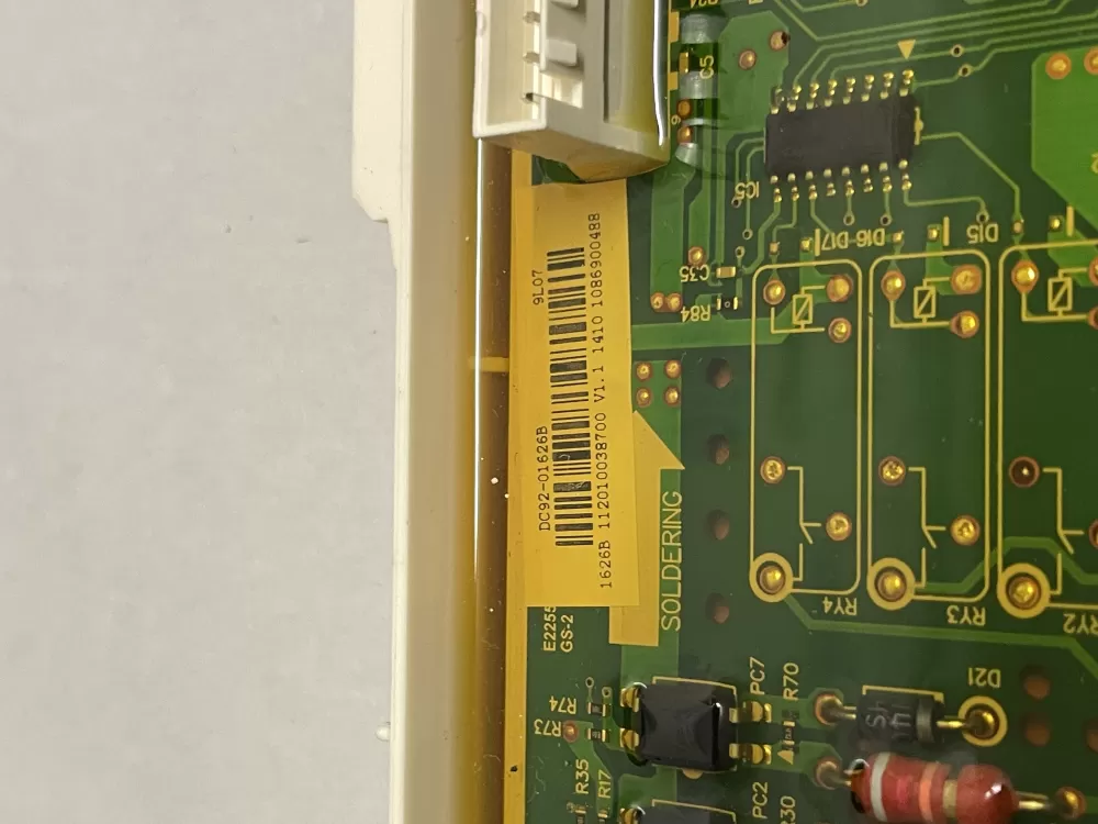 Samsung DC92 01626B DC9201626B Dryer Control Board AZ207993 | Wm2337