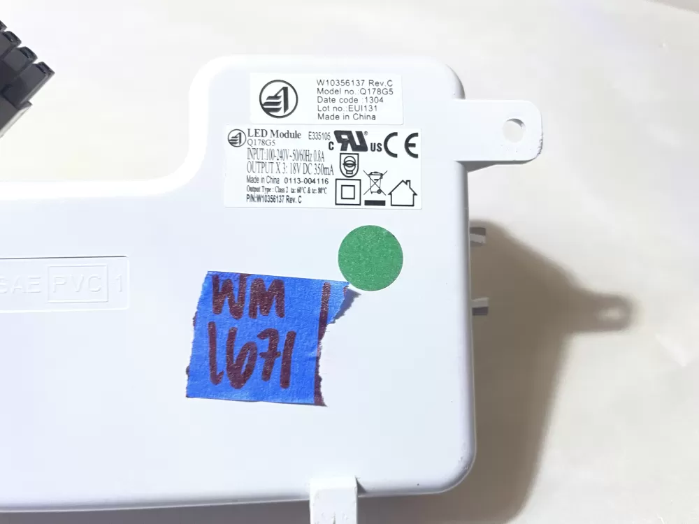 Whirlpool W11038857 Refrigerator Inverter Control Board AZ106988 | Wm1671