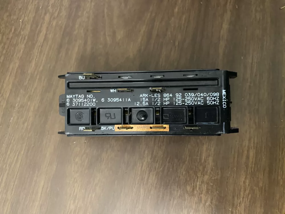 Maytag 6 3095401W Dryer Selector Switch AZ83509 | BK1712