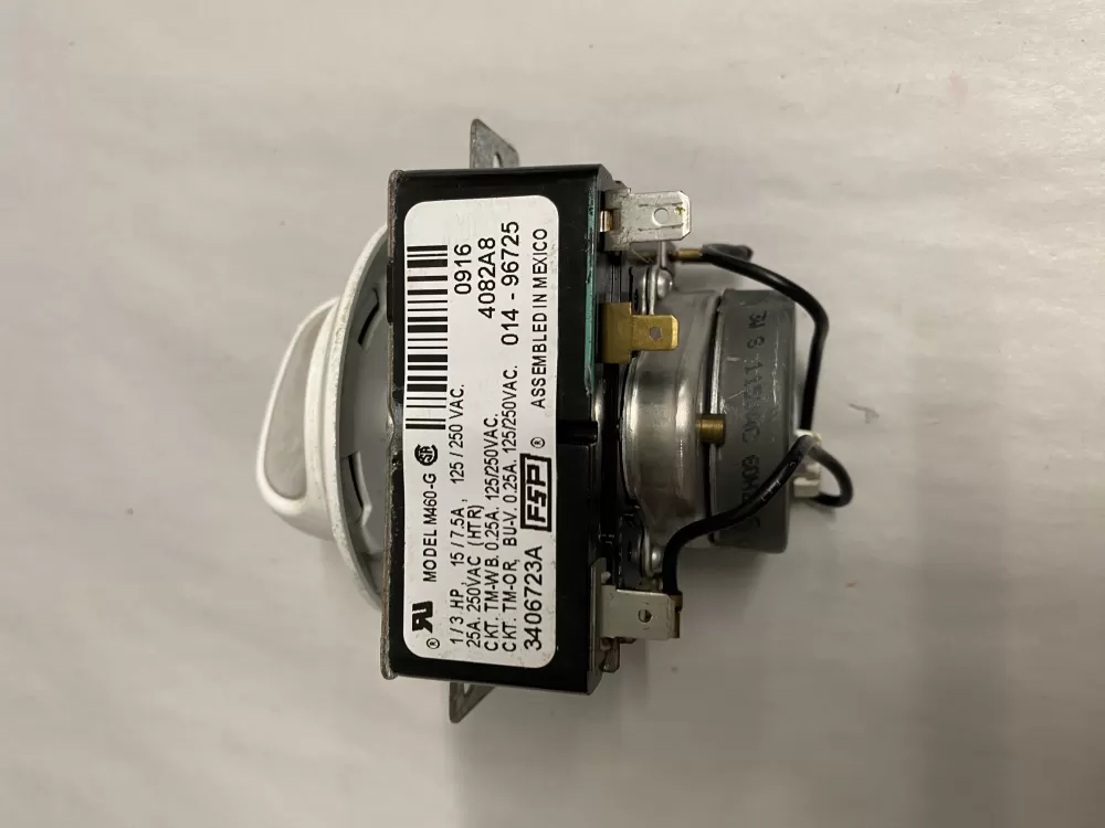Whirlpool 3406723A 4433735 AP6008572 PS11741712 EAP11741712 Dryer Timer