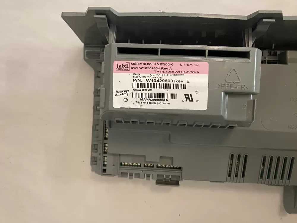 Whirlpool W10429690 W10422888 AP5650104 Washer Control Board AZ113042 | BKV668