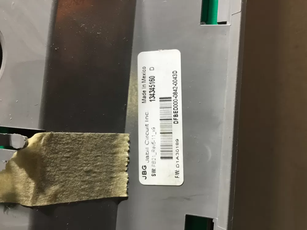 Frigidaire 134345160 Dryer Control Board AZ46998 | NRV447