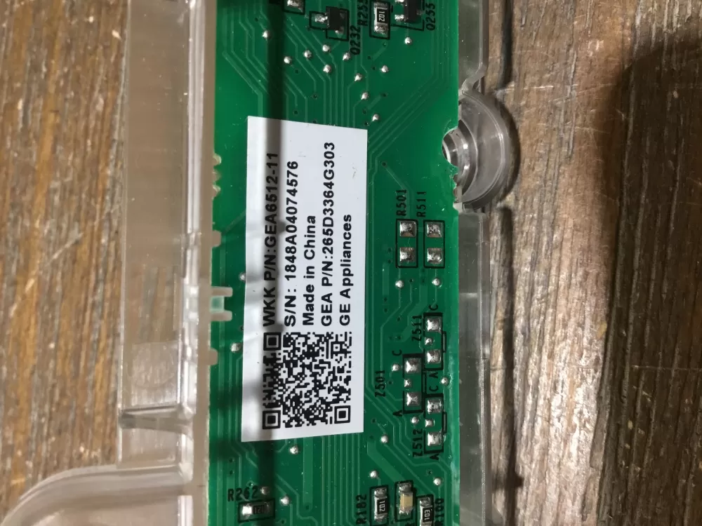 GE 265D3364G303 Dishwasher Control Board AZ52461 | NR1839