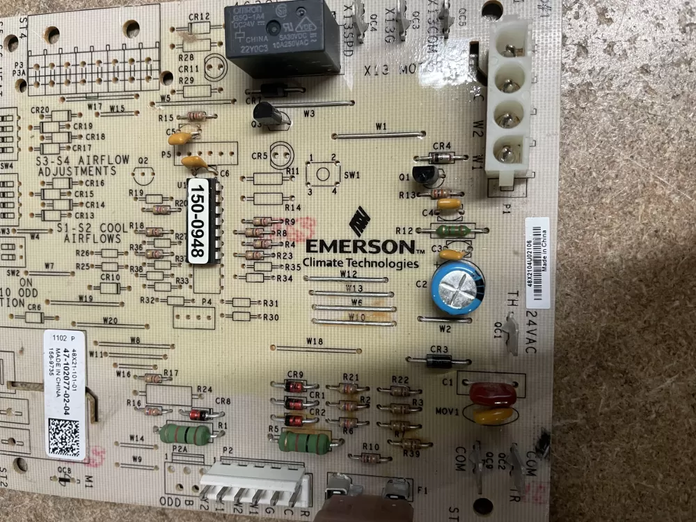 Rheem Air Handler Control Board 47-102077-02-04 156-9735 AZ17479 | KM1377