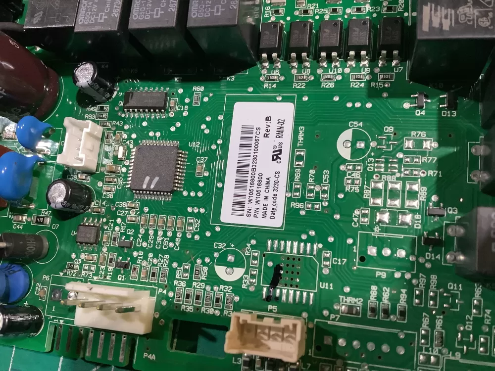 Whirlpool  Maytag  Kenmore W10516800 W11034840 WPW10516800 W11088506 PS12346910 Refrigerator Control Board