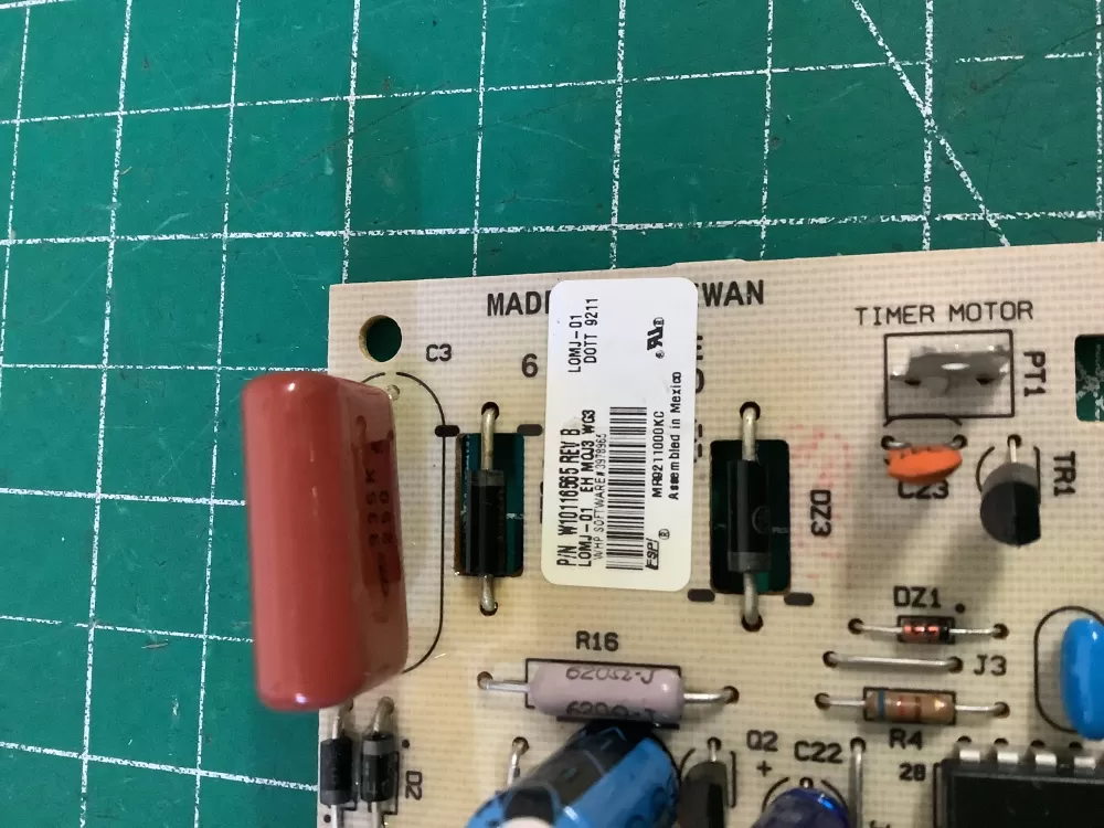 Whirlpool Kenmore W10116565 8546229 Dryer Control Board AZ205403 | NR612