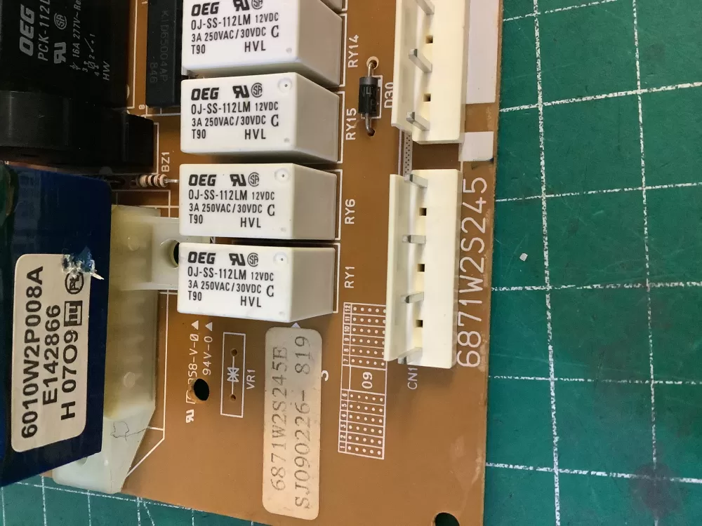 6871W2S245E LG Microwave Control Board AZ199028 | NR2754