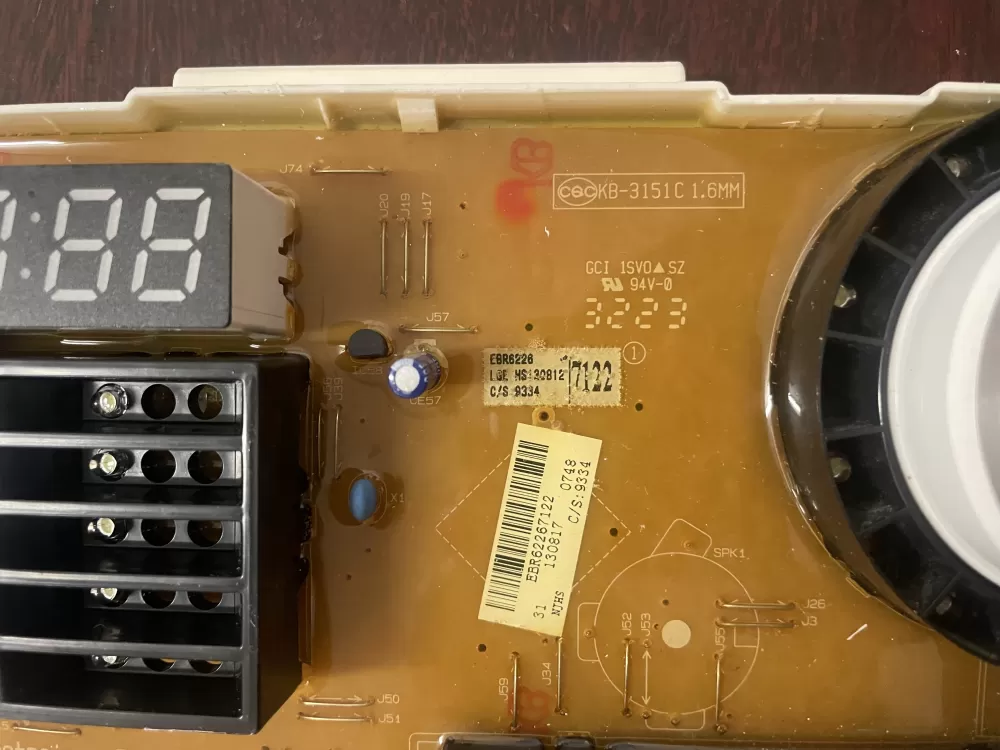 LG EBR62267117 EBR62267122 PS7792454 Washer Control Board AZ36962 | KMV327
