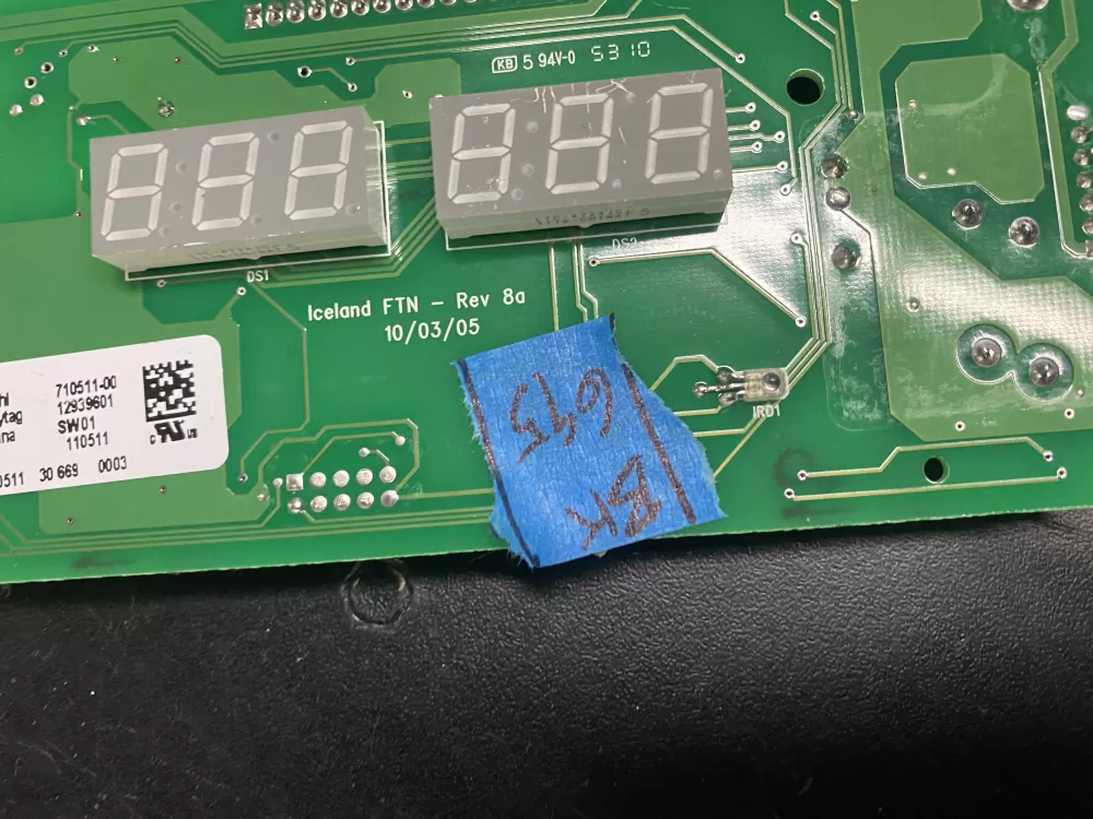 Maytag Amana 12939601 Refrigerator Control Board Dispenser AZ15184 | BK695