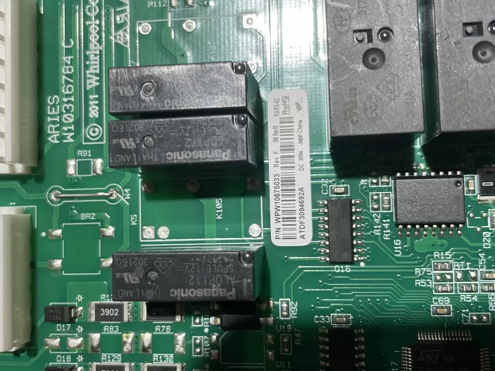 Whirlpool W10675033 W10801162 Refrigerator Control Board AZ188727 | Wm1539