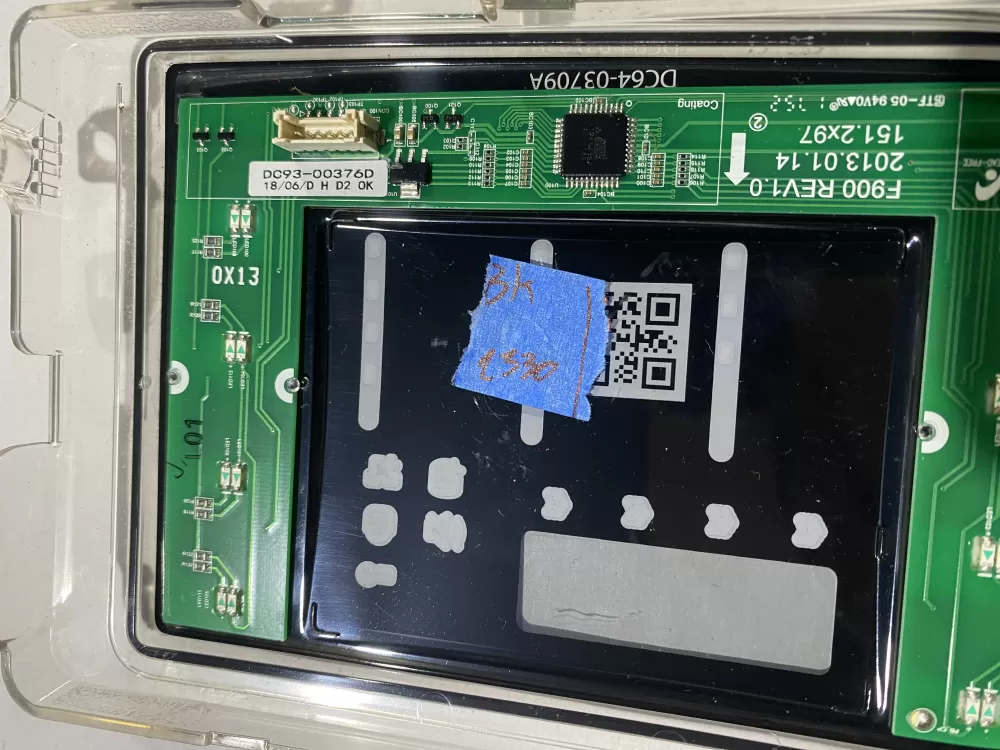 Samsung DC92-01607J DC94-06643A Dryer UI Control Board  AZ130151 | BK2330