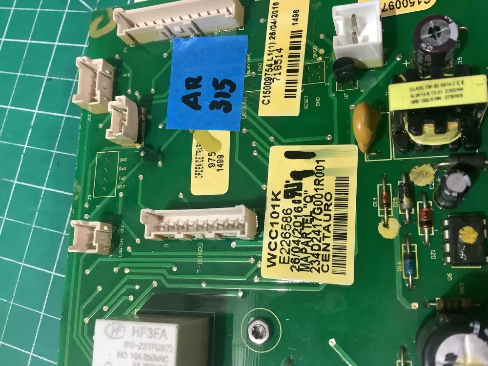 GE Hotpoint WCC101K Washer Control Board AZ190293 | AR315