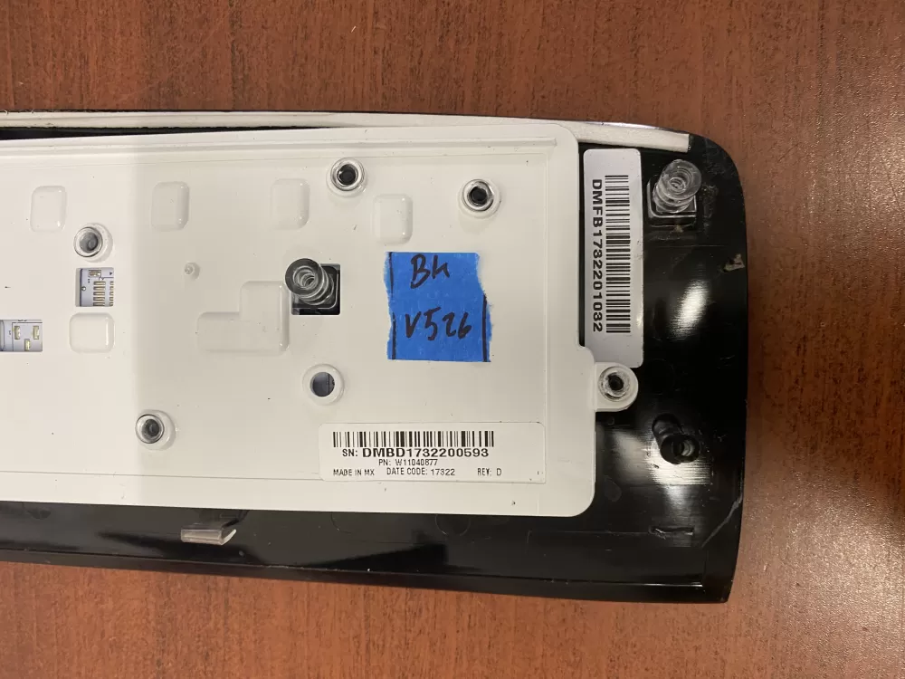 Whirlpool W11124266 Dryer Control Board UI Console AZ53464 | BKV526