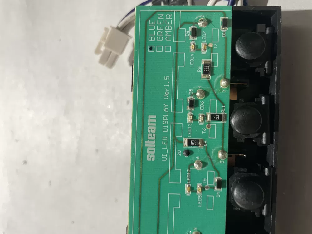 Whirlpool SOLTEAM U1_LED DISPLAY Refrigerator Control Board AZ198920 | Wm2772