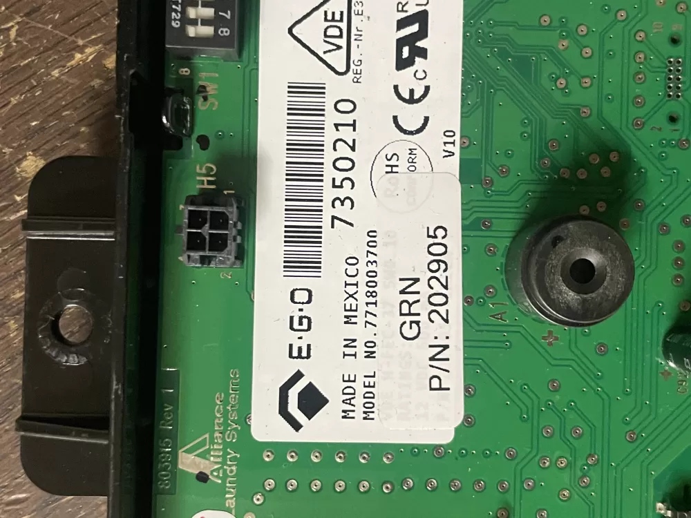 Speed Queen 202905P 202905 Washer Control Panel AZ44488 | Wmv65