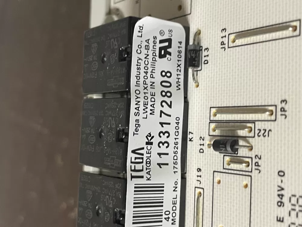 GE 175D5261G040 EBX1129P004 WH12X10614 Washer Control Board AZ48084 | Wm728