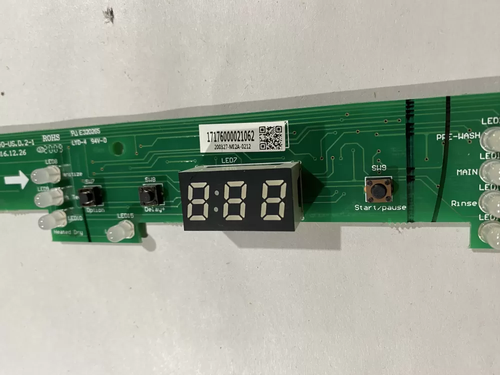 User Control and Display Board 171760000021062 AZ186005 | BK2725