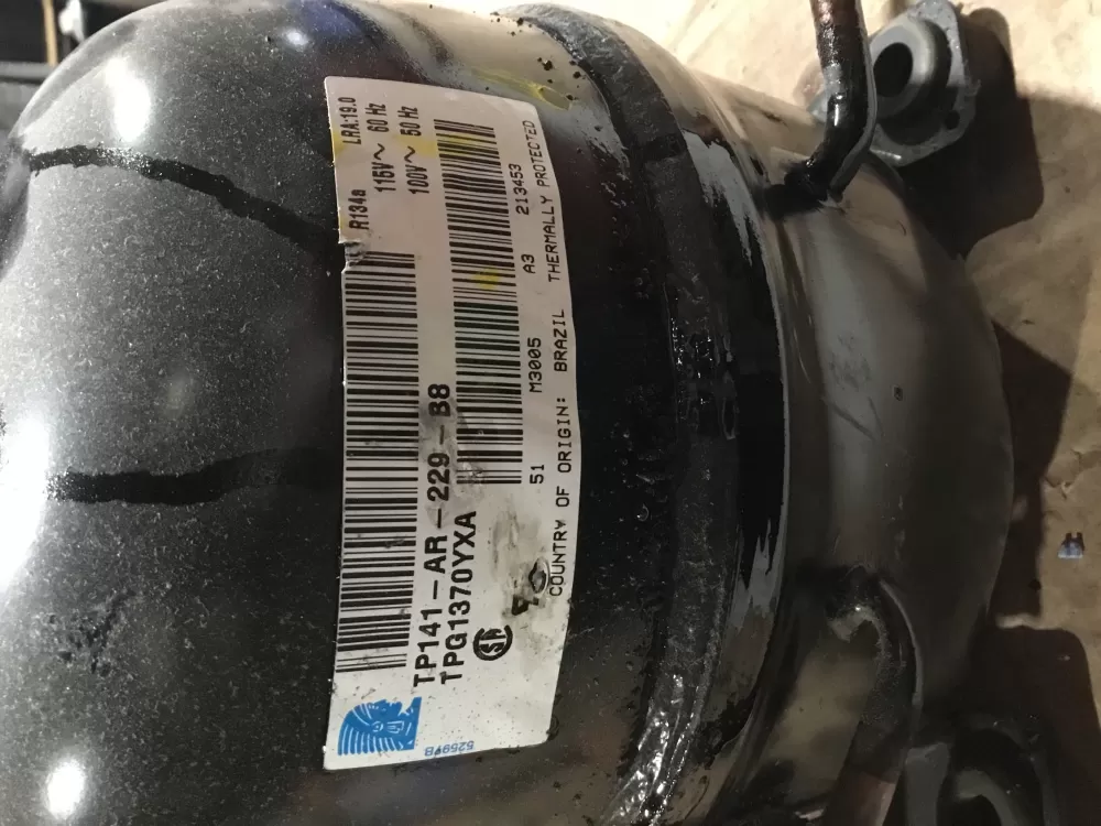 Whirlpool TP141AR229 Refrigerator Compressor  AZ97364 | Sl110