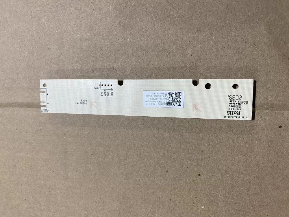 GE 265D3747G100 Dishwasher Control Board