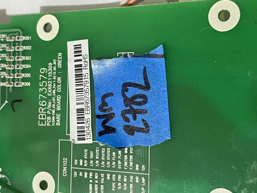 LG Kenmore EBR67357915 Refrigerator Control Board AZ199915 | Wm2782