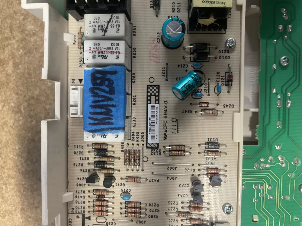 GE 00N21830301 WH12X10457 Washer Control Board AZ20972 | KMV259