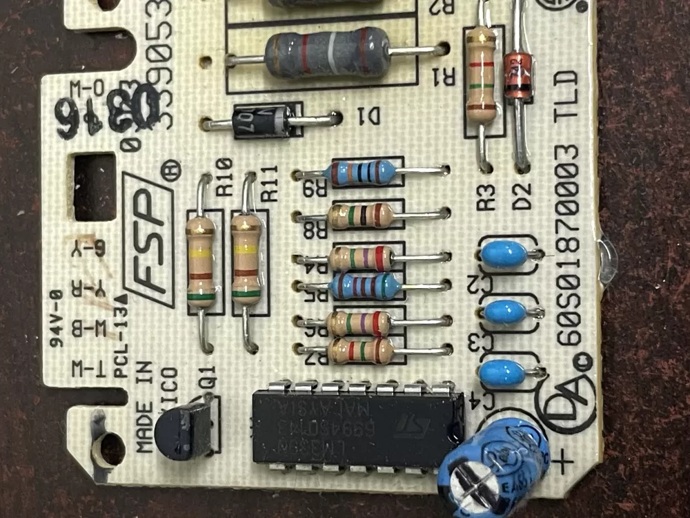 Whirlpool Maytag W10476828 Dryer Moisture Sensor Control Board AZ27486 | WM43