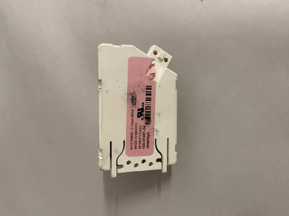 Kenmore  Whirlpool  Maytag W10104800 WPW10104800 Washer Control Board
