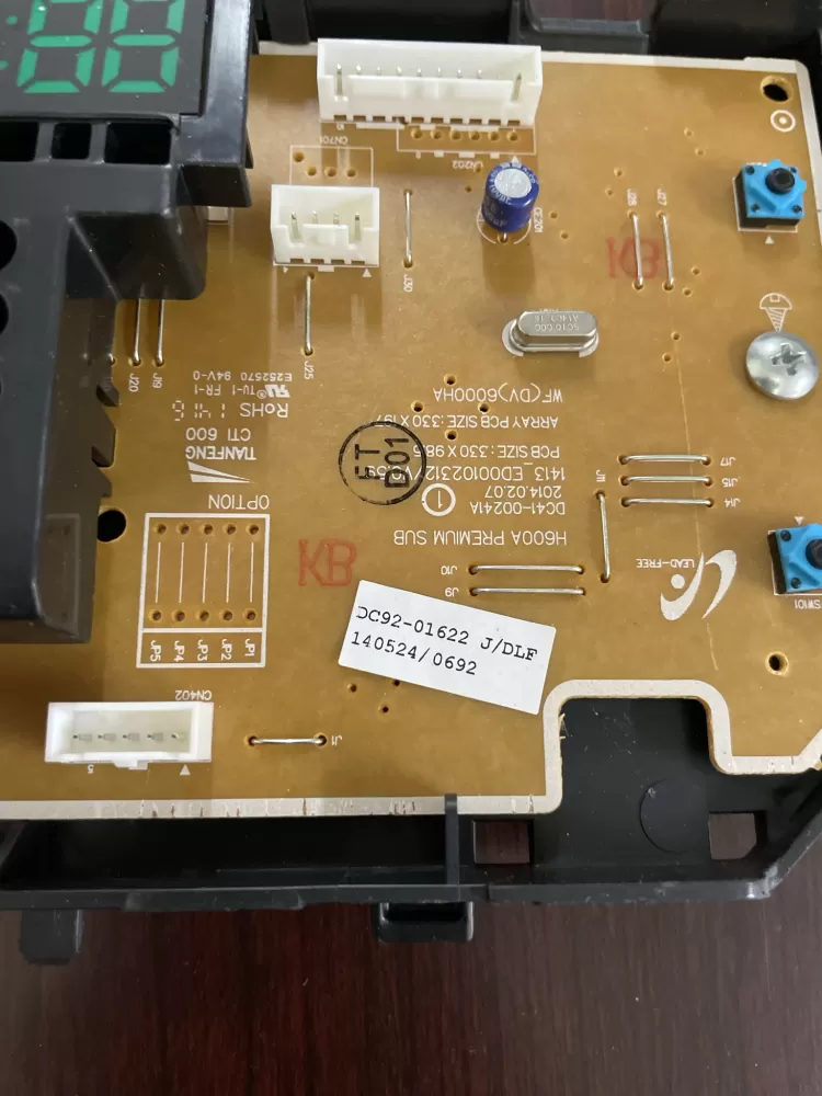 Samsung DC92 01622J DC92 01622 Washer Control Board AZ66535 | KMV565