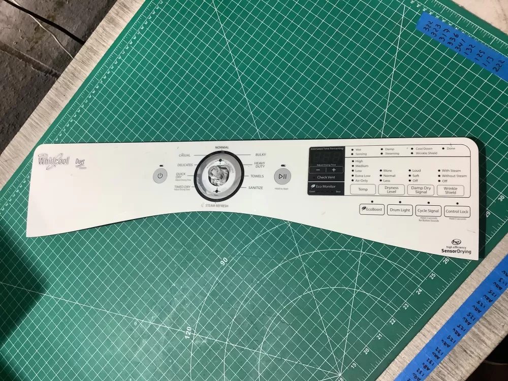 Whirlpool W10433148 W10750356 W10838287 PS11727966 Dryer Panel