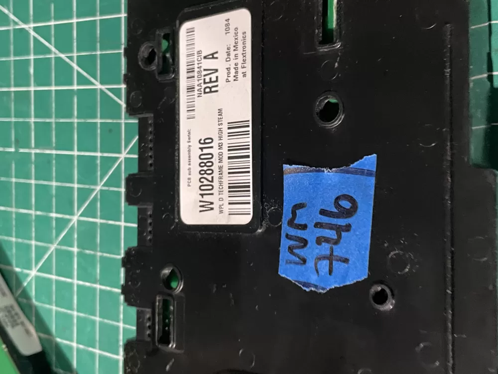 W10288016 Whirlpool Washer User Interface Right