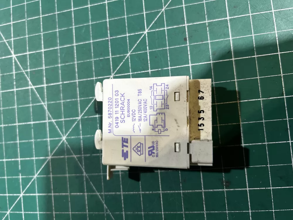 Miele 5870220 Dishwasher Heating Element Relay AZ167183 | Sl264