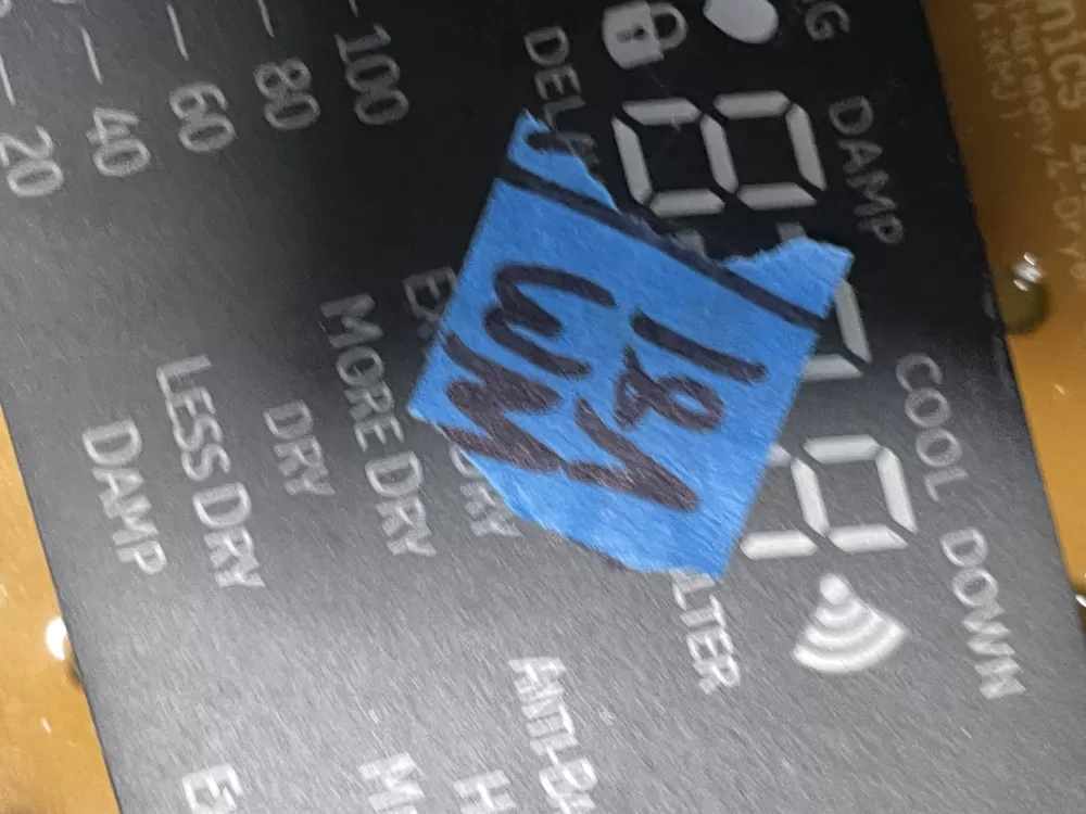 LG EAX62114101 EAX61170502 Dryer Control Board AZ18107 | WMV81