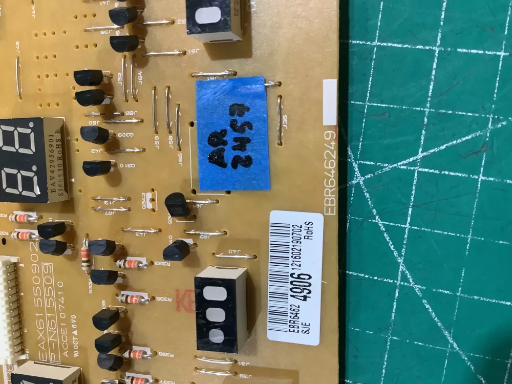 LG EBR64624906 Range Control Board AZ230303 | AR2457