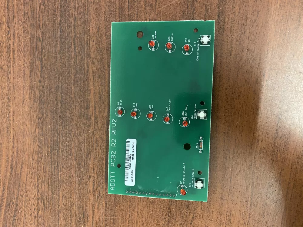 Whirlpool FG34010035405  FG3401003240S  8519269  Dryer Control Board
