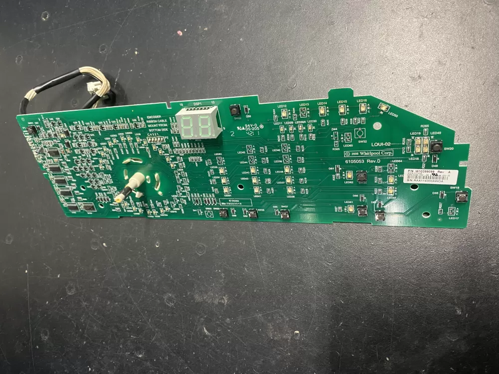 Whirlpool W10399099 Washer Control Board AZ13741 | BK747
