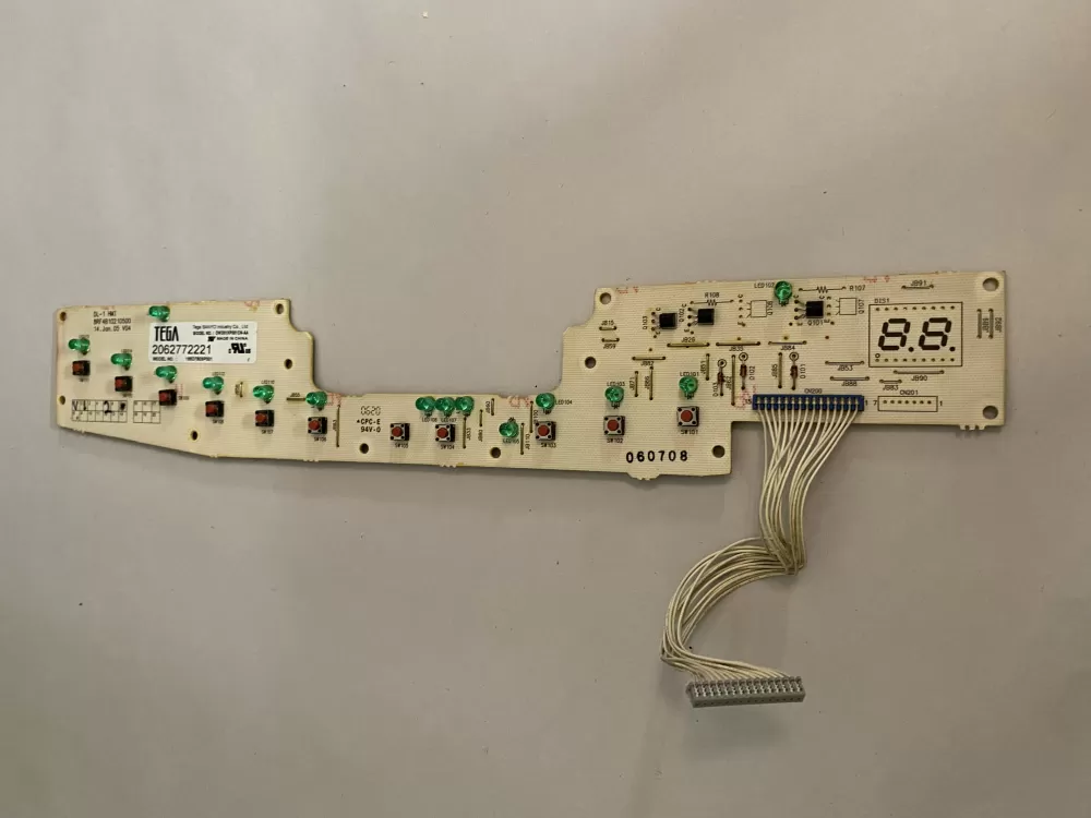 GE 165D7803P001 Dishwasher Control Board