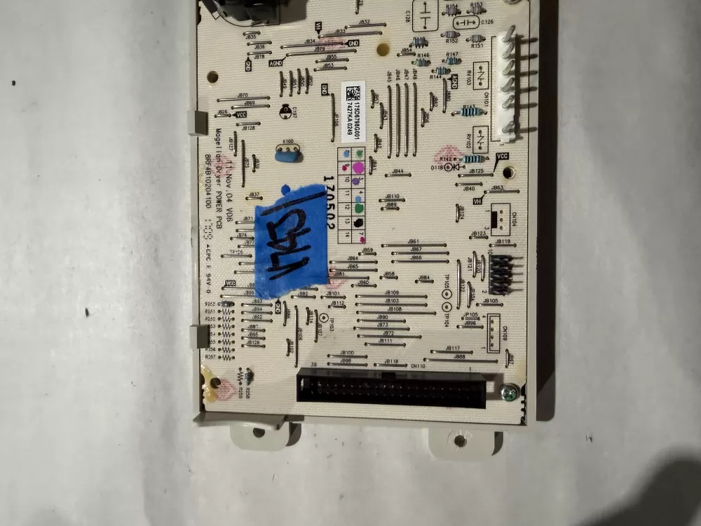 GE 175D6798G001 WE04M10011 Dryer Control Board AZ225693 | KMV743