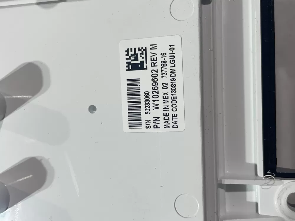 Whirlpool WPW10269602 Washer Control Board Interface AZ173624 | Wmv832