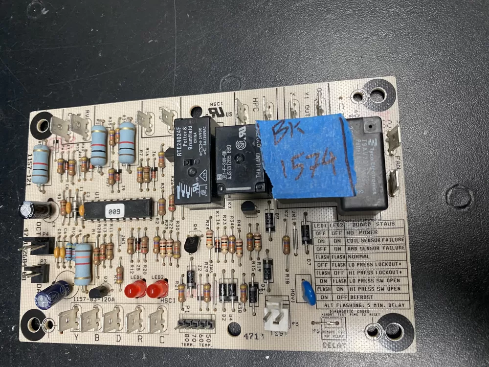 Rheem Bryant 47-102684-08 Control Board Carier 1157-121 AZ15896 | BK1574