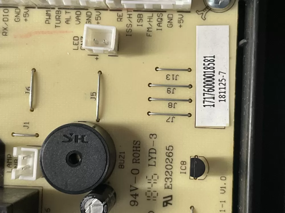 Samsung 17176000018581 Dishwasher Control Board AZ20883 | WM1056