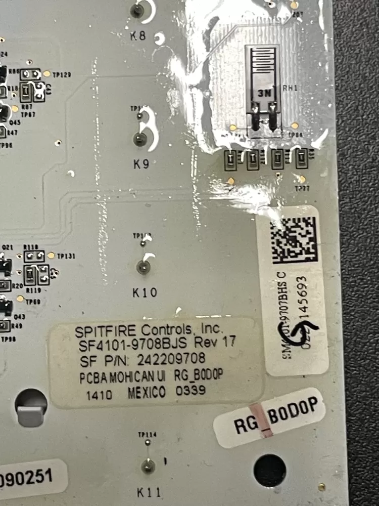 Frigidaire Electrolux 242209708 Refrigerator Display Control BoardAZ14409 | 674