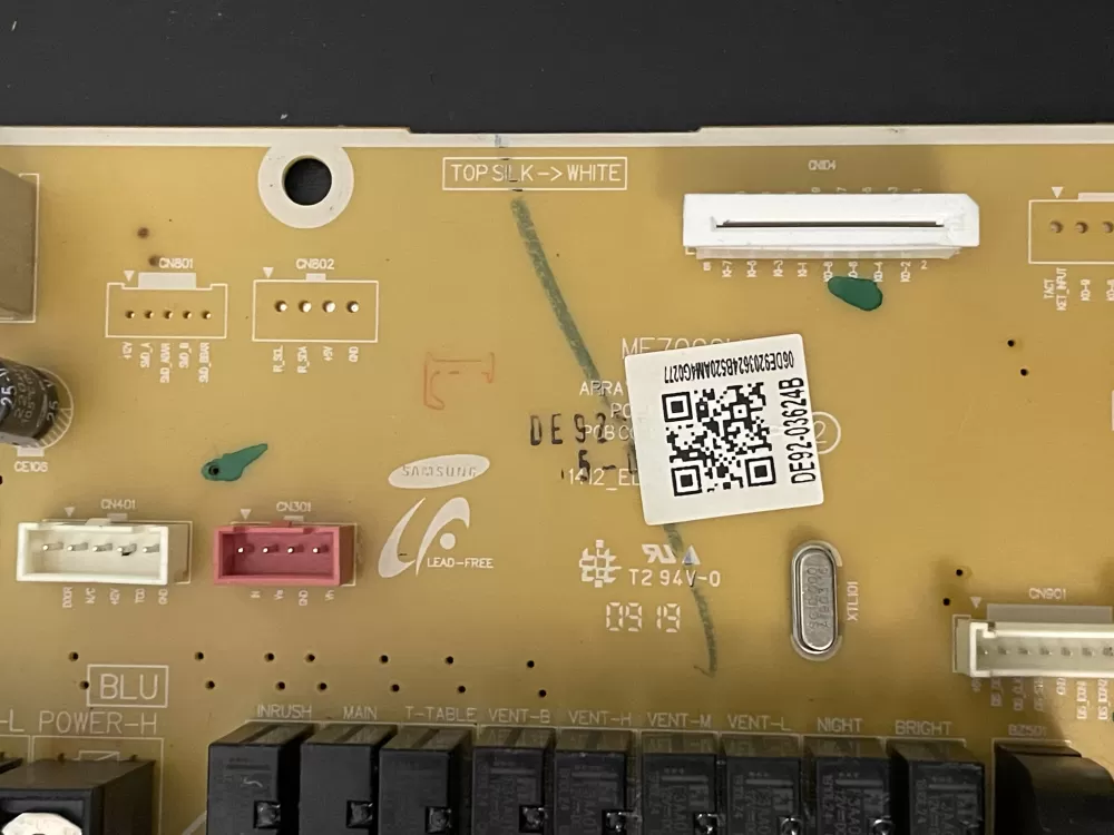 Samsung DE92-03624B DE41-00447A Microwave Main Control Board AZ96405 | KM1971