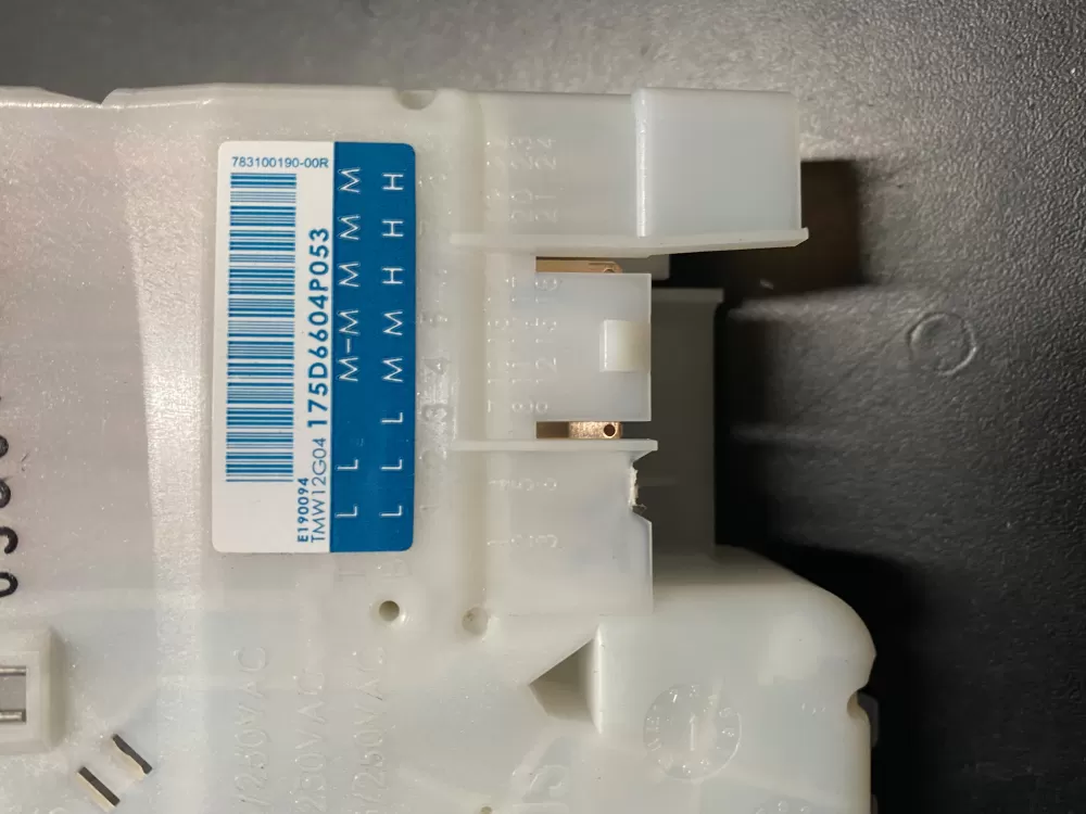 GE WH12X10527 175D6604P053 Washer Timer