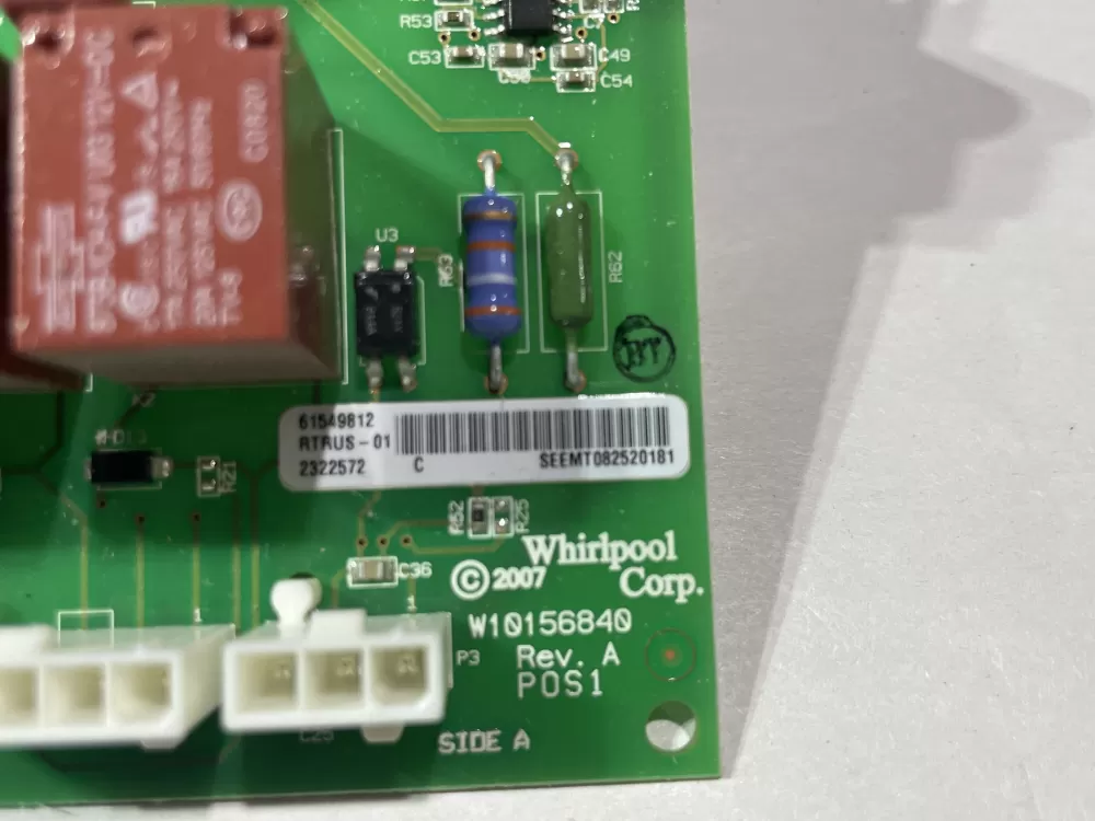 Whirlpool W10259855 W10156840 Refrigerator Control Board AZ142341 | Wm2394