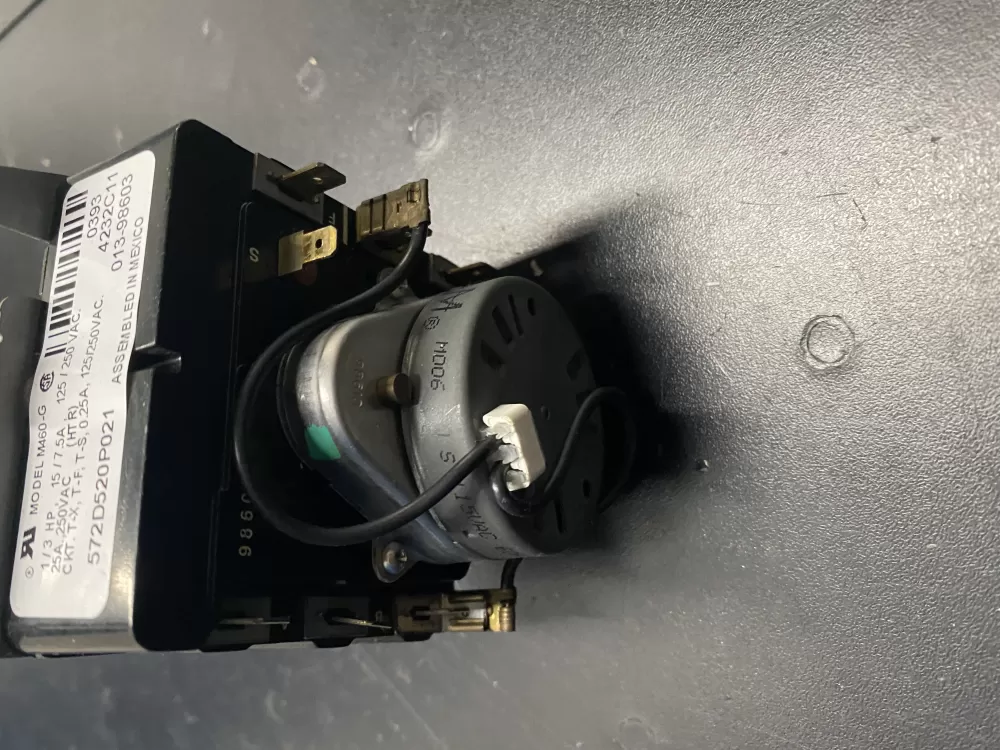 GE 572D520P021 WE4M271 Dryer Timer