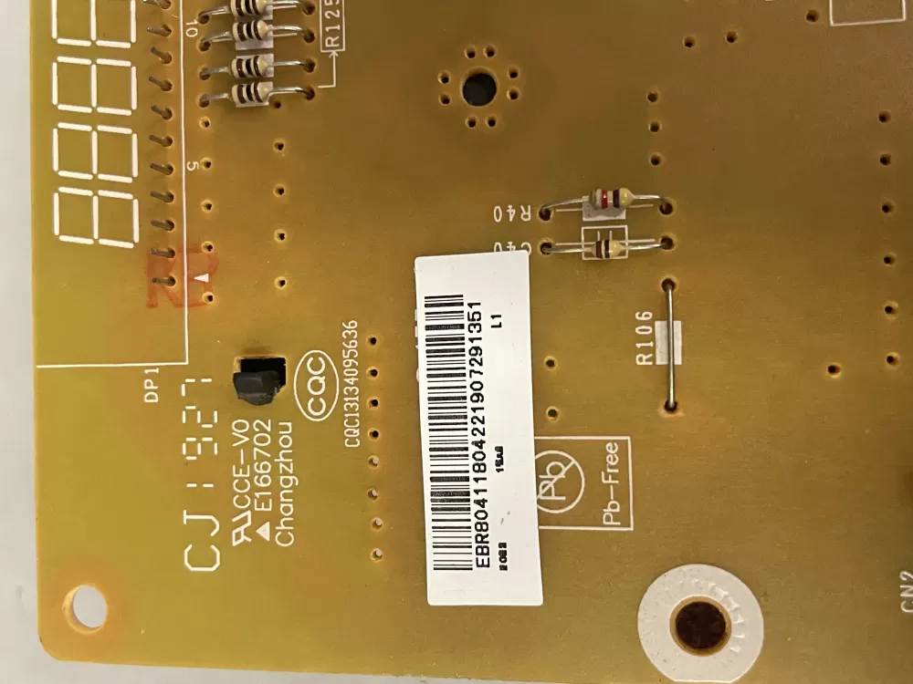 LG Kenmore EBR80411804 AP7223334 Microwave Control Board Panel AZ216045 | Wm912